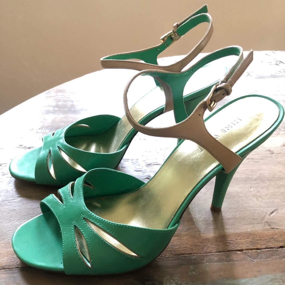 Nine West Green Strappy Sandals - Brand New